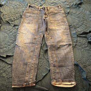 Pilcro Blue Cropped Jeans